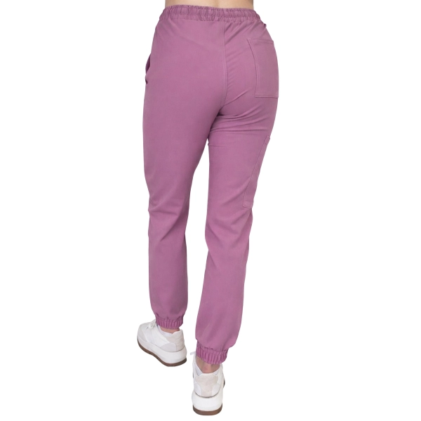 Joggery medyczne winogronowe casual premium roz. 3XL